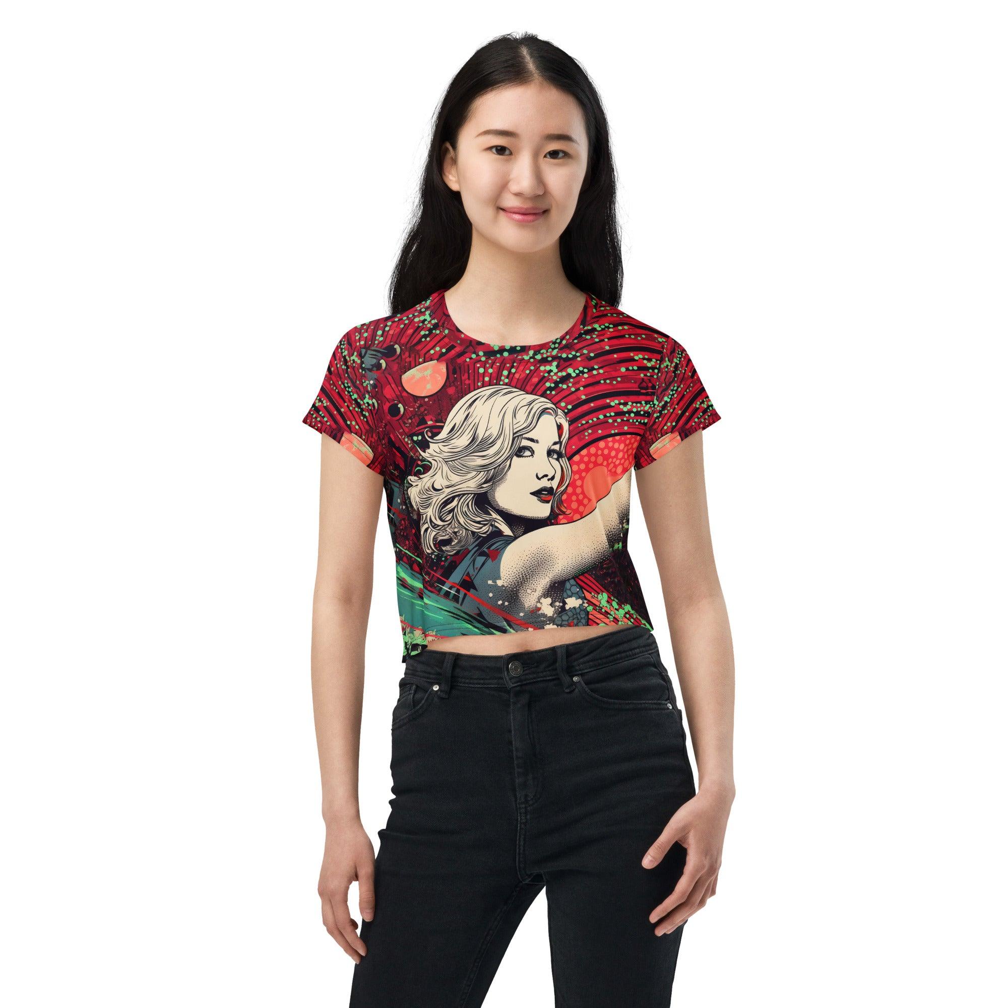 Surf Culture Crop Tee for Women - Beyond T-shirts