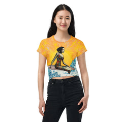 Sea Breeze Women's Crop Tee - Beyond T-shirts