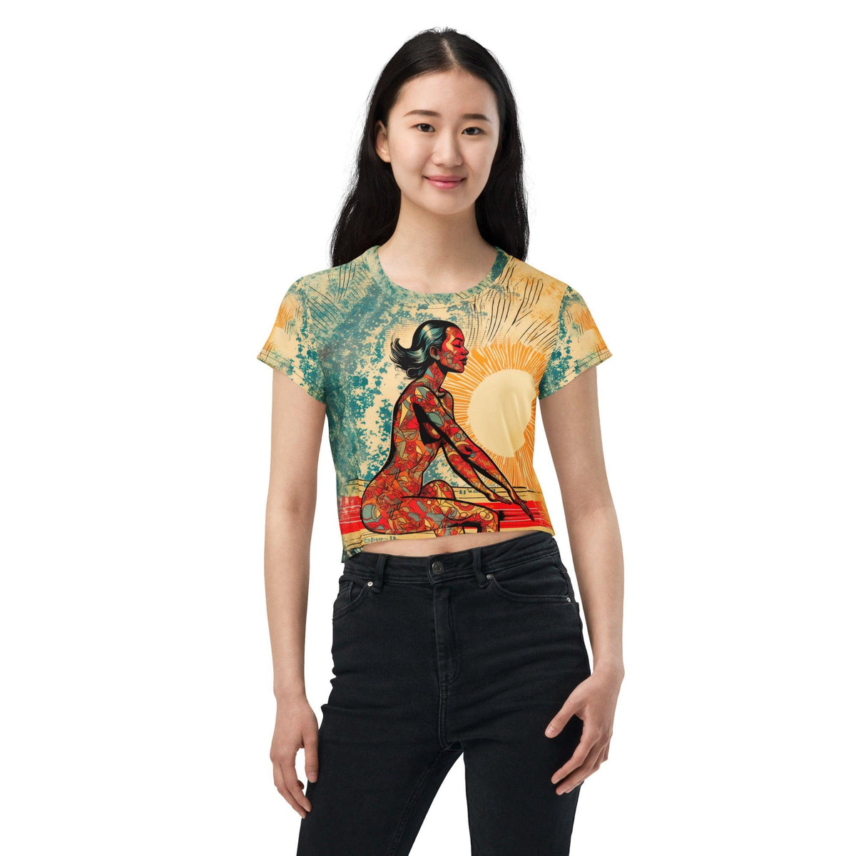 Surfer's Dream Women's Crop Tee - Beyond T-shirts