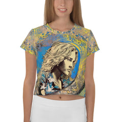 Surf Queen Crop Tee for Women - Beyond T-shirts