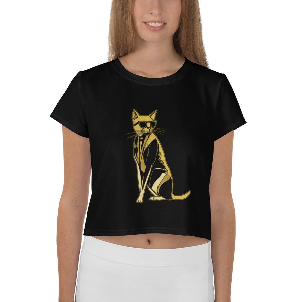 Whimsical Animal Friends Crop T-Shirt - Beyond T-shirts