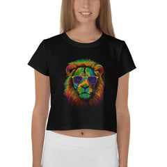 Fearless Roar Crop T-Shirt - Beyond T-shirts