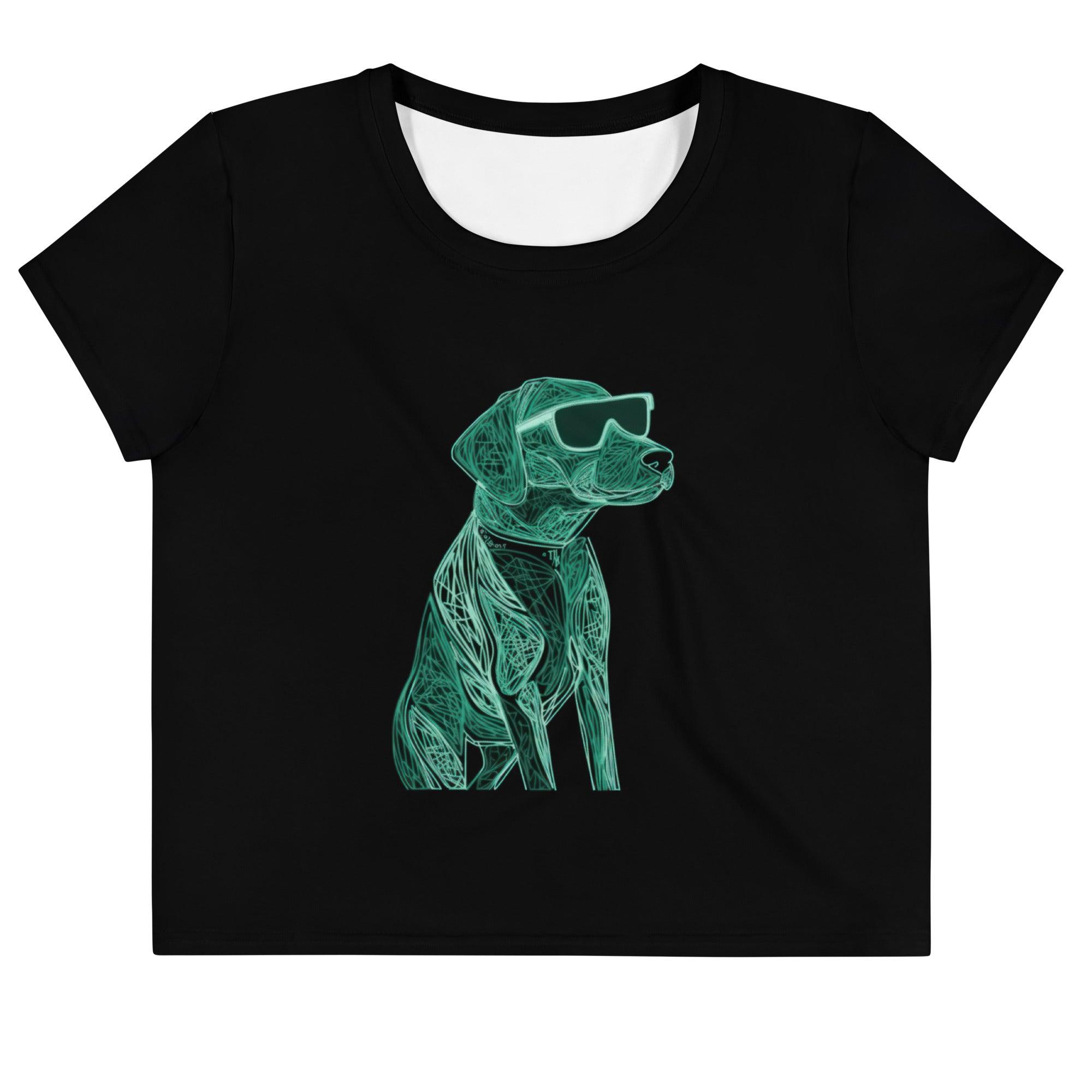 Whimsical Woof Crop T-Shirt - Beyond T-shirts