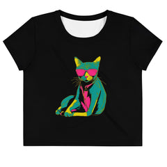 Charming Catnap Crop T-Shirt - Beyond T-shirts