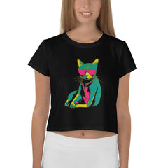 Charming Catnap Crop T-Shirt - Beyond T-shirts