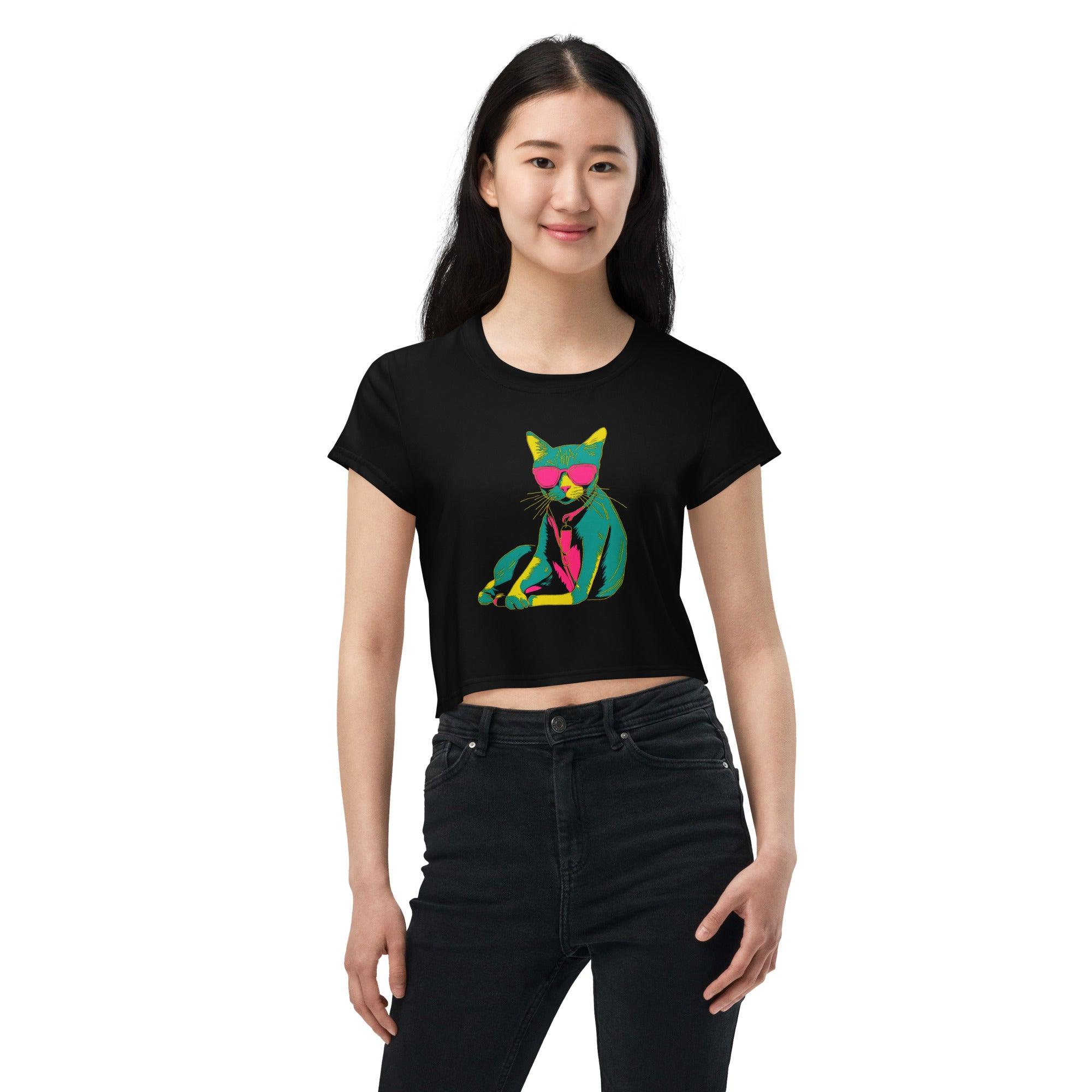 Charming Catnap Crop T-Shirt - Beyond T-shirts