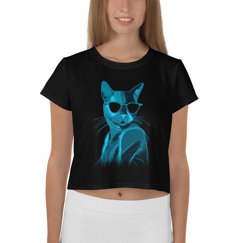 Cats in Bloom Crop T-Shirt Collection - Beyond T-shirts