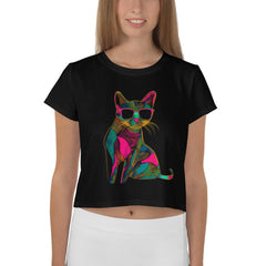 Whisker Whimsy Crop T-Shirt - Beyond T-shirts