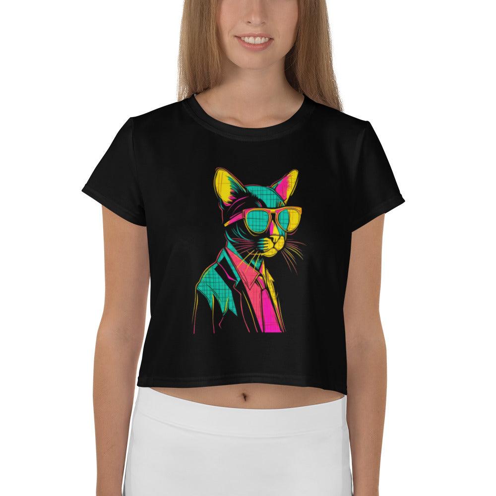 Cat Nap Dreams Crop T-Shirt - Beyond T-shirts