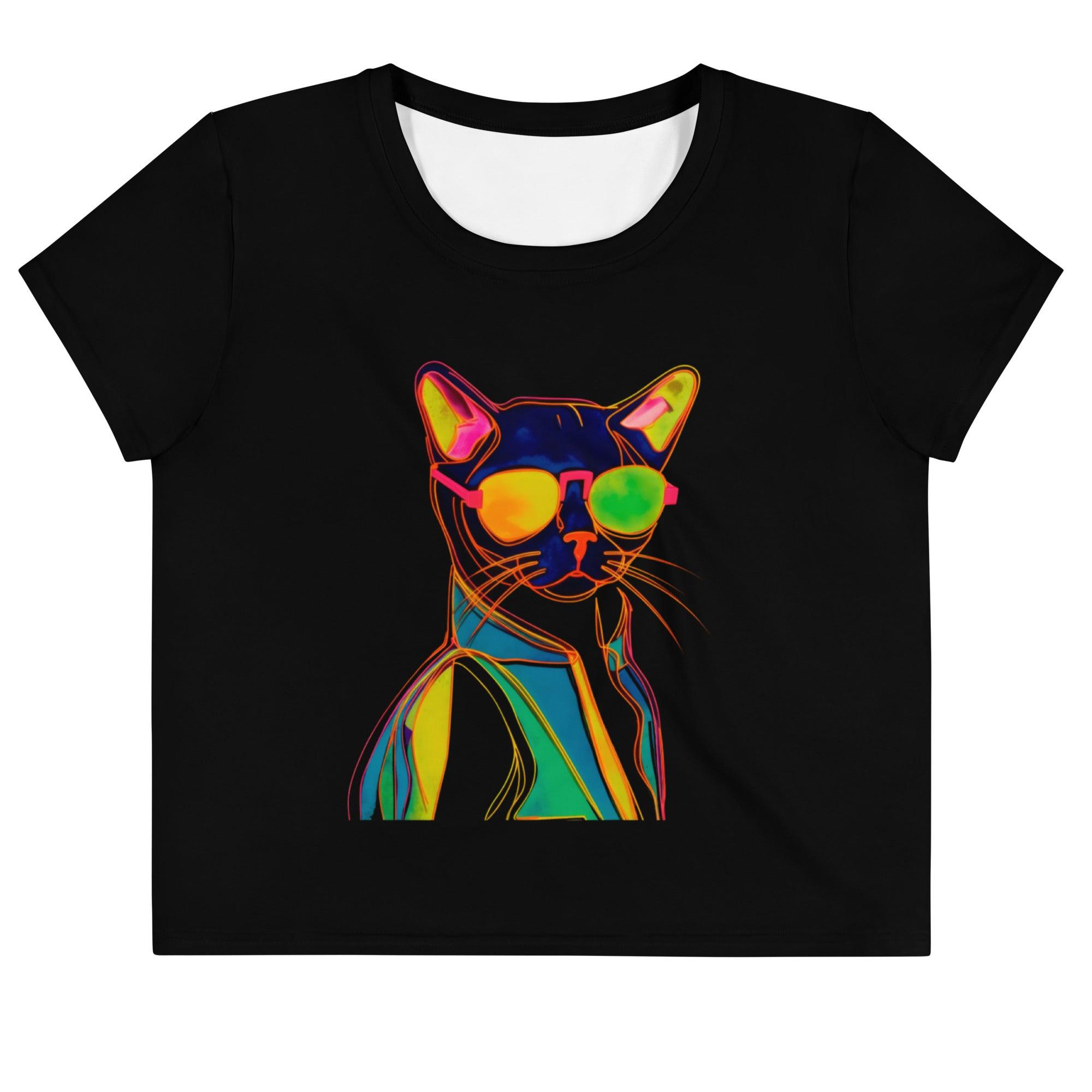 Cat Constellations Crop T-Shirt - Beyond T-shirts