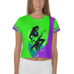 Runway Dreams Women's Fashion Jam Crop Top - Beyond T-shirts