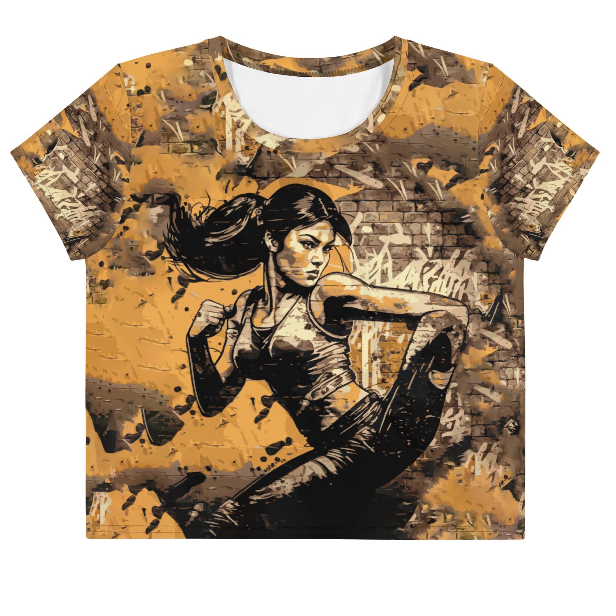 Kickboxing Fusion All-Over Print Crop Top - Beyond T-shirts