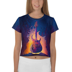 Harmonious Melodies Crop Tee - Beyond T-shirts