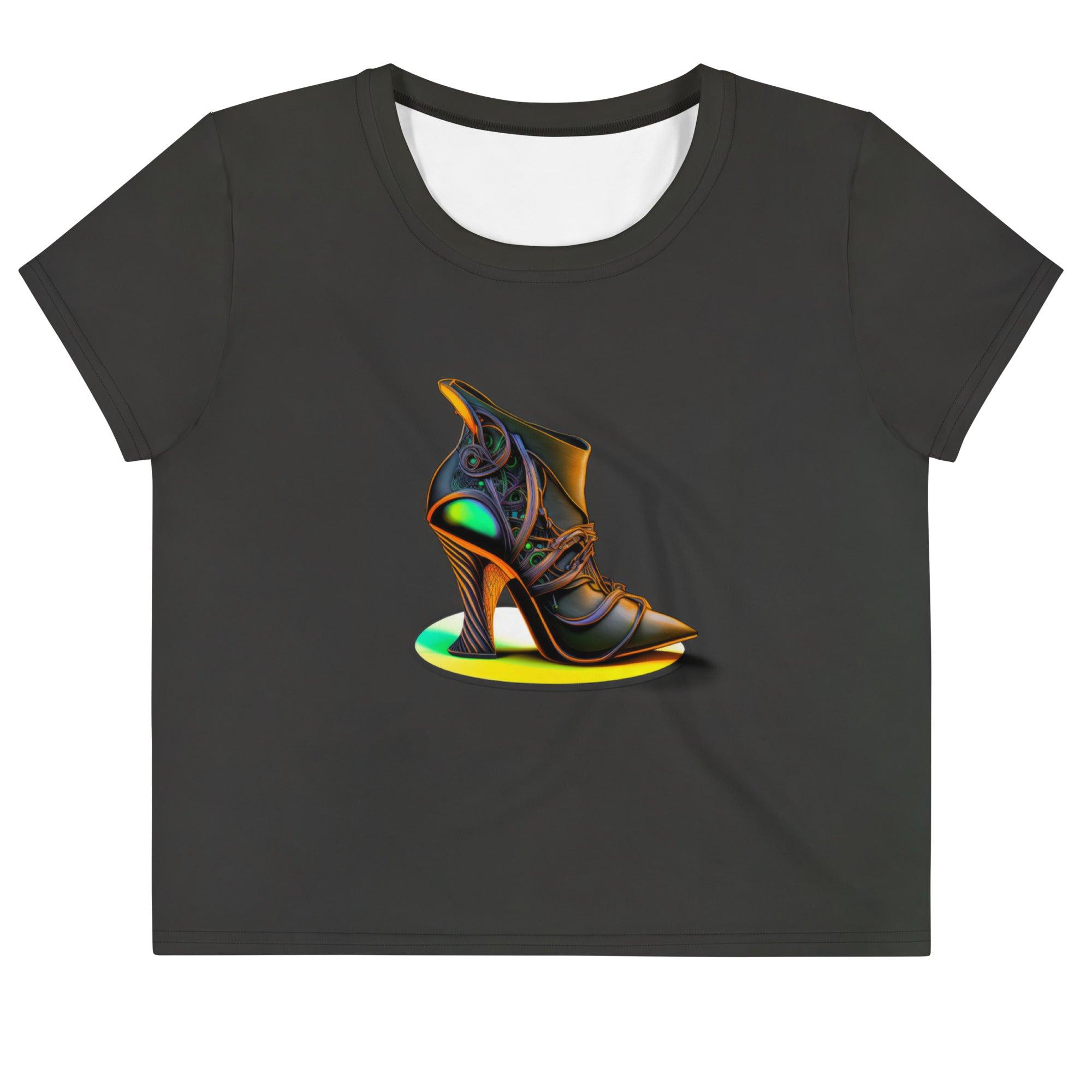 Galactic Footwear Fantasy Women's Crop Tee - Beyond T-shirts