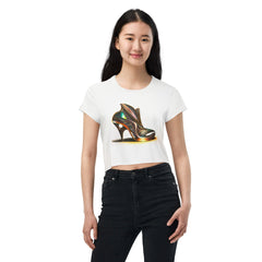 Futuristic Hues Women's Crop Top - Beyond T-shirts