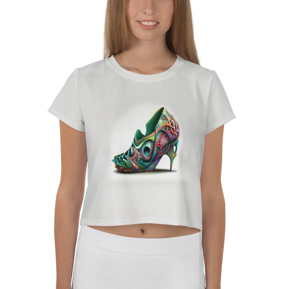 Neo-Futurism Women's Crop Top - Beyond T-shirts