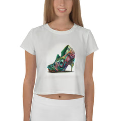 Neo-Futurism Women's Crop Top - Beyond T-shirts