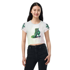 Chromatic Footwear Fantasy Women's Crop Tee - Beyond T-shirts