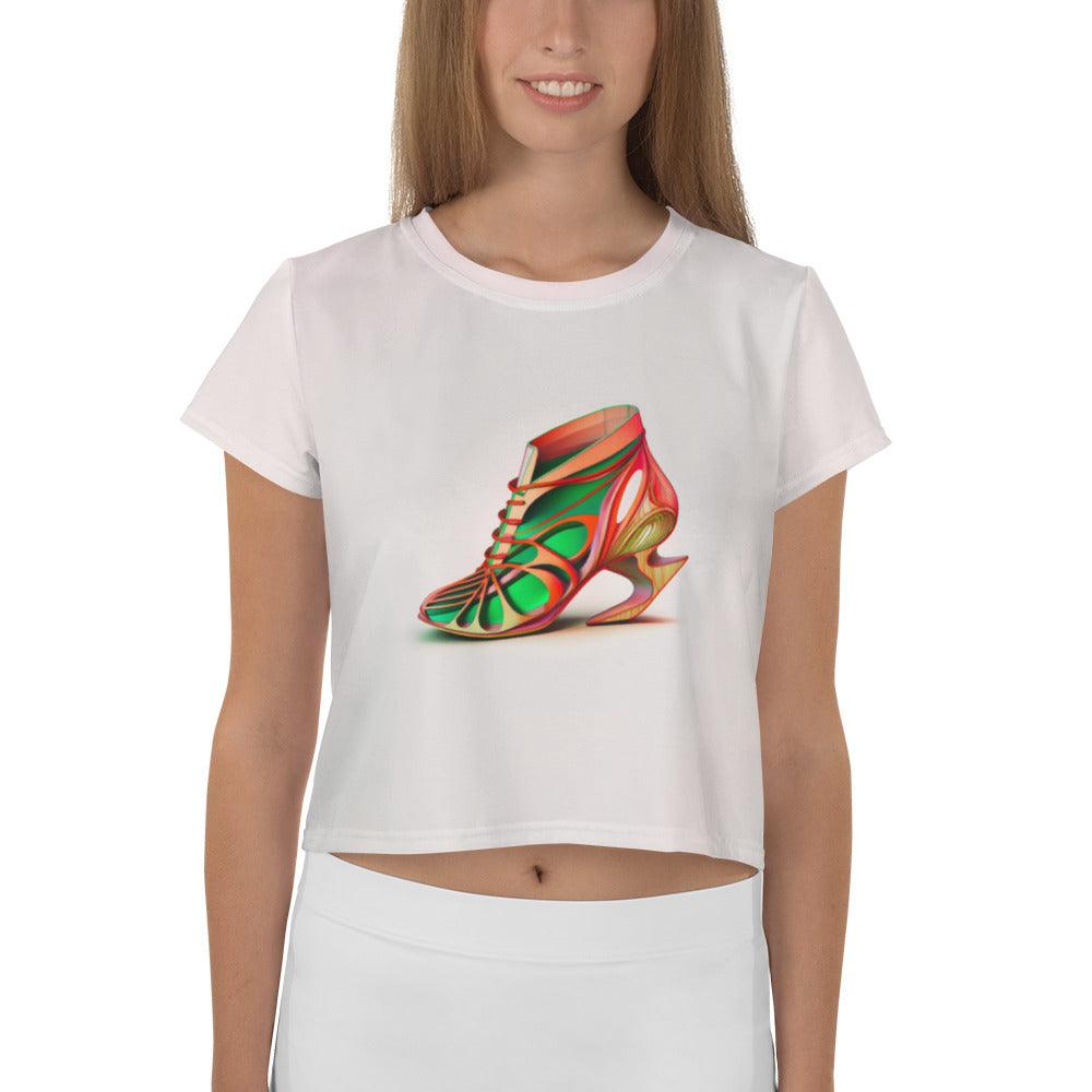 Futuristic Palette Women's Crop Tee - Beyond T-shirts