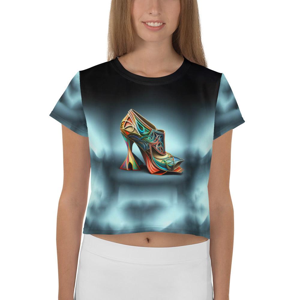 Sci-Fi Chic Women's Crop Top - Beyond T-shirts