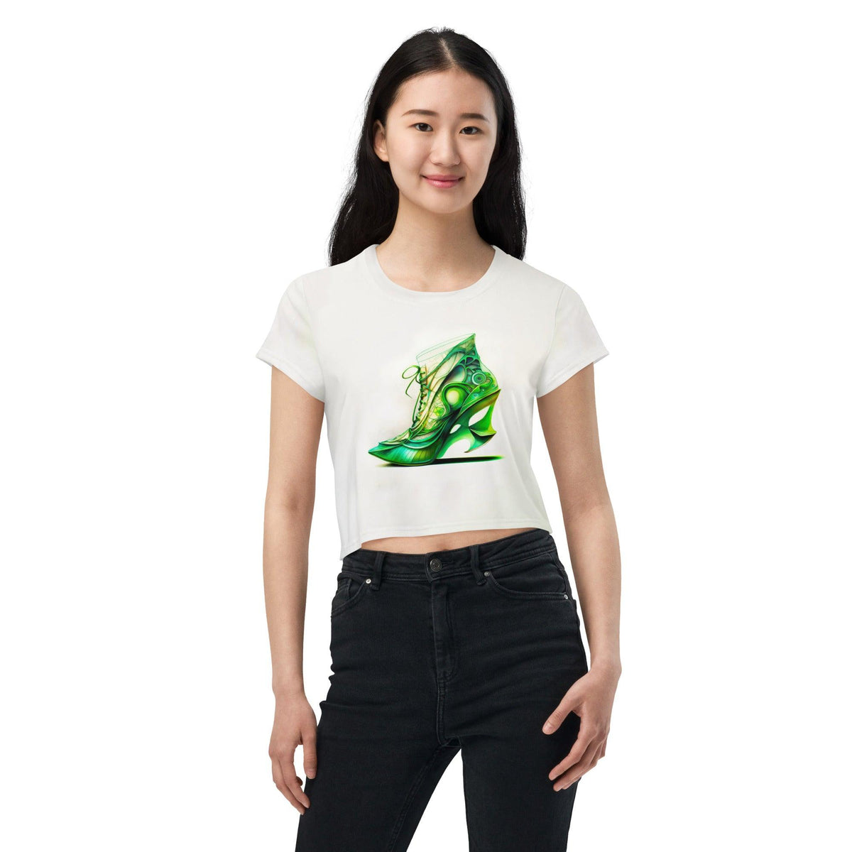 Future Flux Women's Crop Tee - Beyond T-shirts