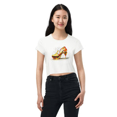 Futuristic Canvas Women's Crop Top - Beyond T-shirts