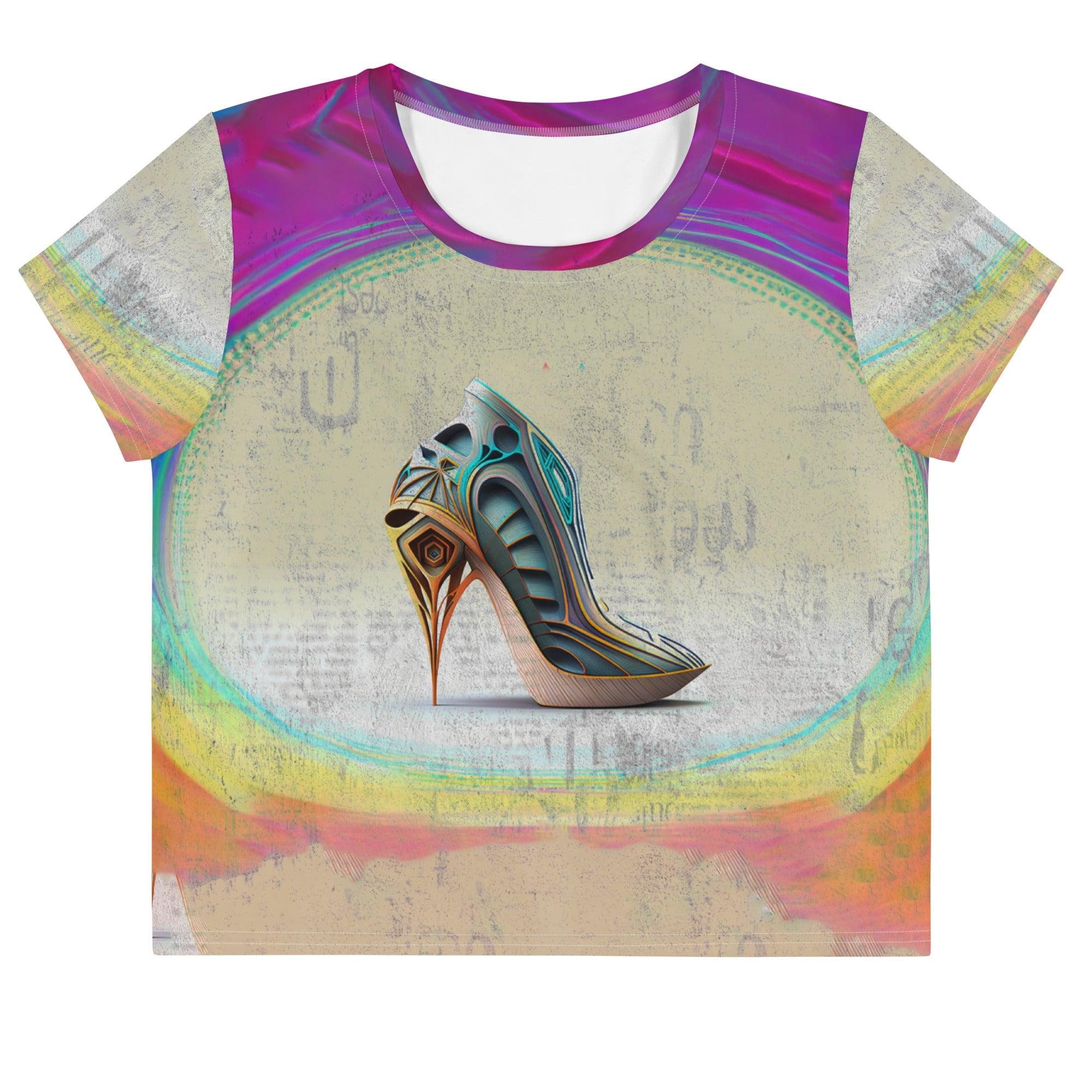 Futuristic Vision Women's Crop Tee - Beyond T-shirts