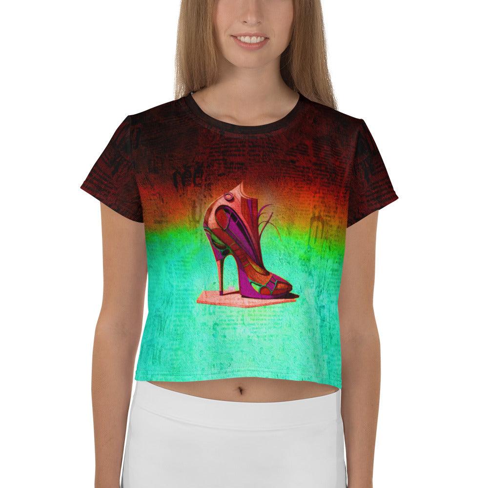 Quantum Leap Women's Crop Top - Beyond T-shirts