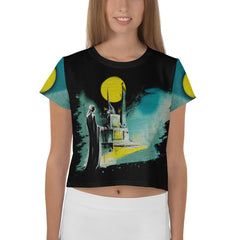 Enchanted Forest Halloween Crop Tee - Beyond T-shirts