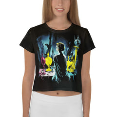 Trick Or Treat Crop Shirt - Beyond T-shirts