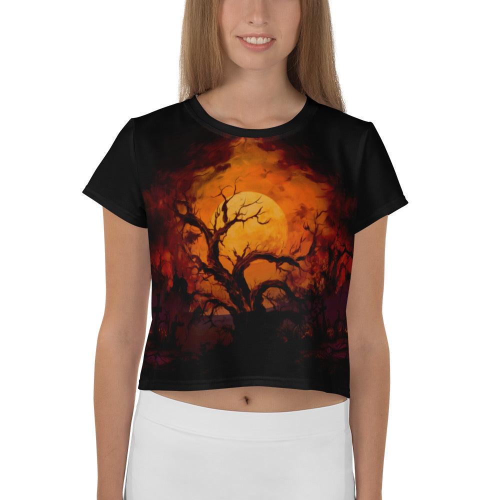 Zombie Apocalypse Crop T-Shirt - Beyond T-shirts