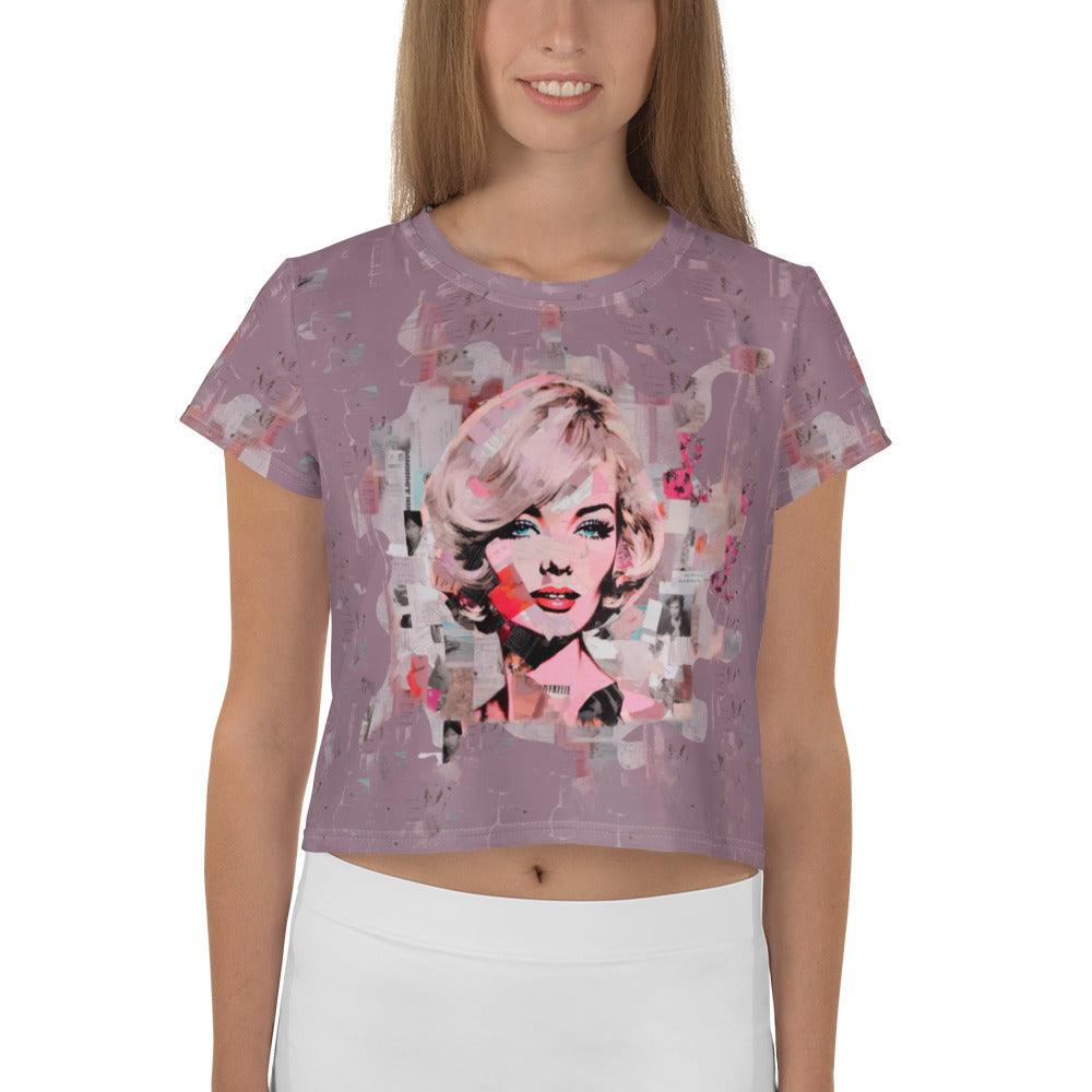 Soulful Jazz Serenade All-Over Print Crop T-Shirts - Beyond T-shirts