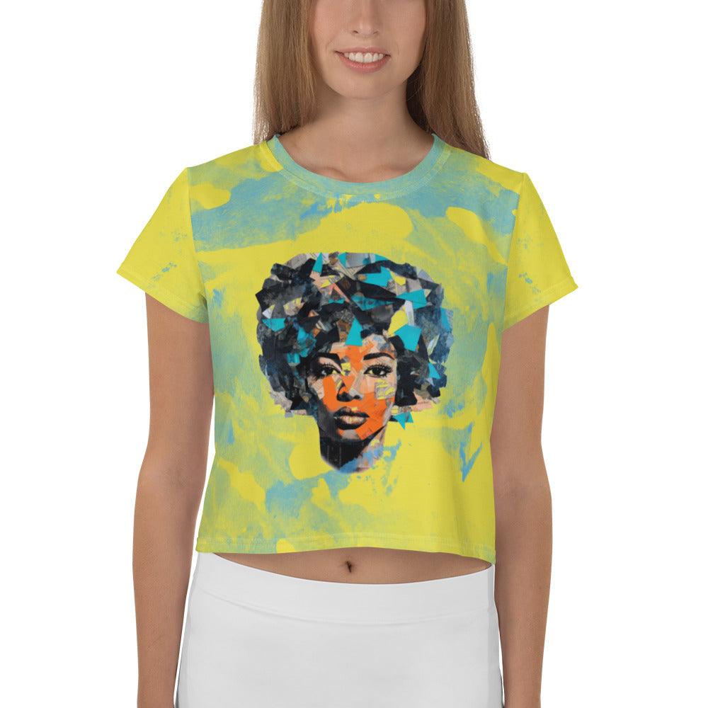 Guitar Dreamscape II All-Over Print Crop T-Shirts - Beyond T-shirts