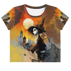 Wickedly Wonderful Women's All-Over Print Crop T-Shirt - Beyond T-shirts