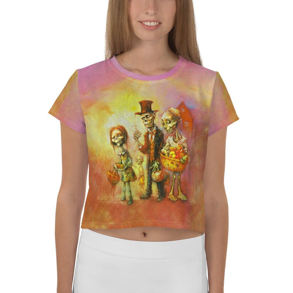 Boo tiful Night Crop T-Shirt - Beyond T-shirts