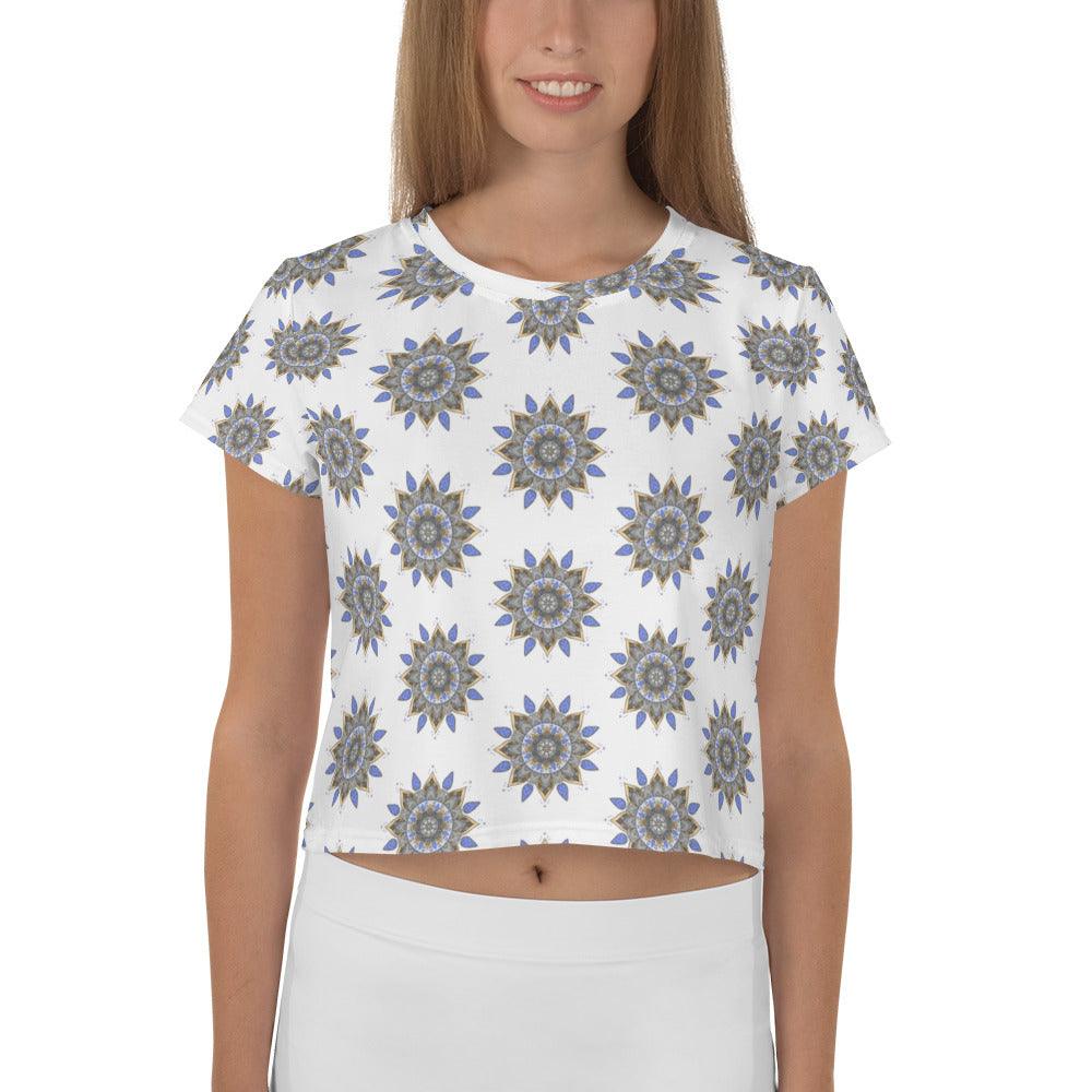 Mandala Magic Crop Tee - Beyond T-shirts