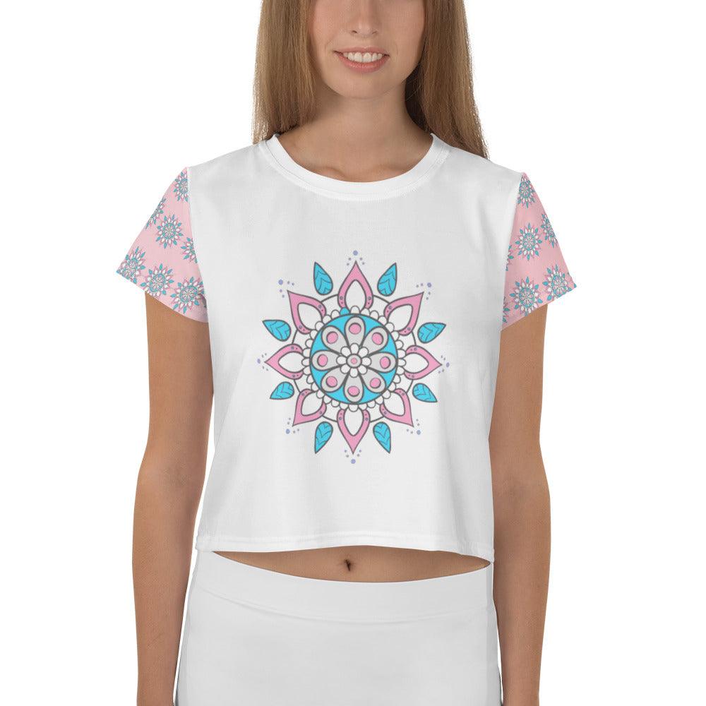 Mandala Universe Crop Top - Beyond T-shirts