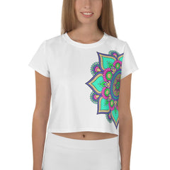 Dreamy Mandala Crop Top - Beyond T-shirts