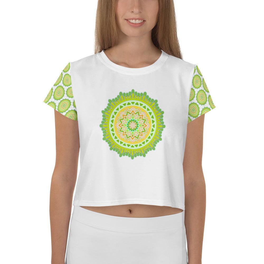 Bohemian Mandala Crop Tee - Beyond T-shirts