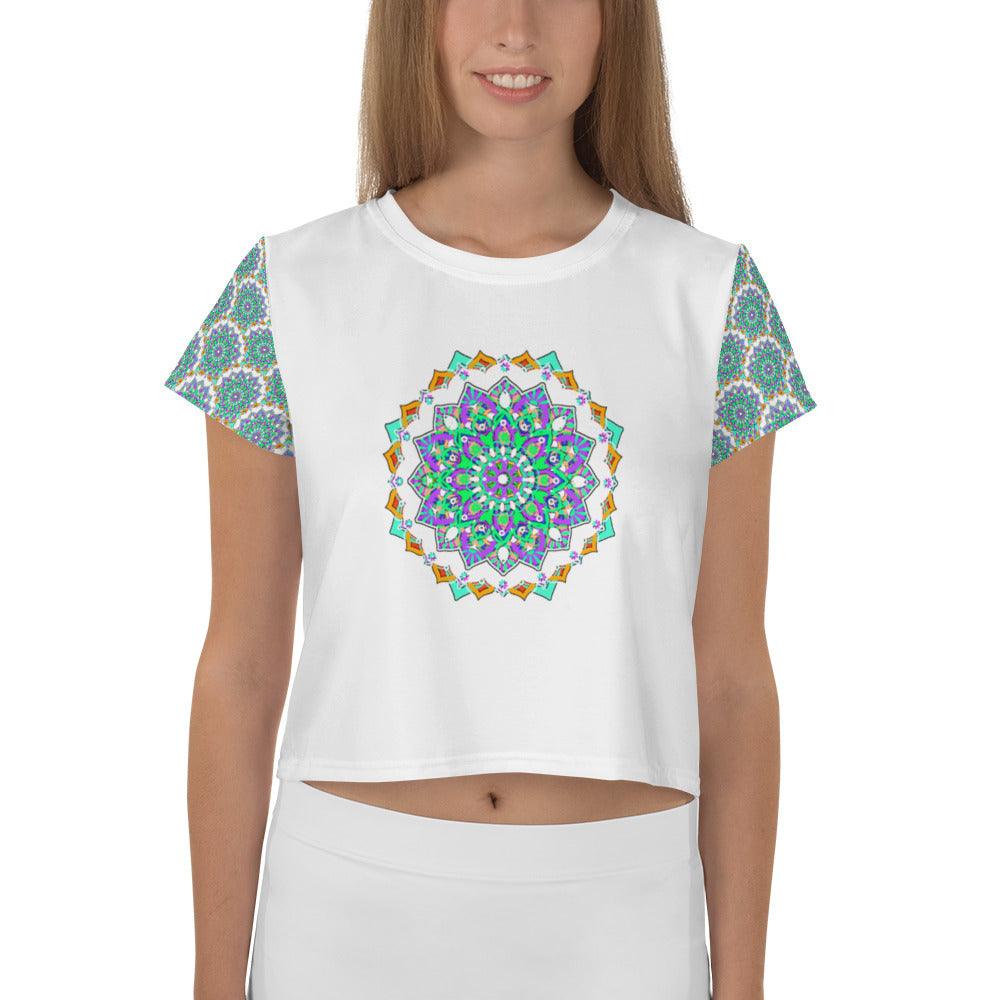 Bohemian Mandala Crop Top - Beyond T-shirts