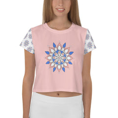 Mandala Meditation Crop Top - Beyond T-shirts