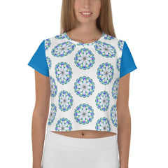 Mystical Mandala Crop T-Shirt - Beyond T-shirts