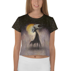 Dark Fairy Forest Crop Tee - Beyond T-shirts