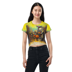 Haunted Woods Women's Crop Tee - Beyond T-shirts