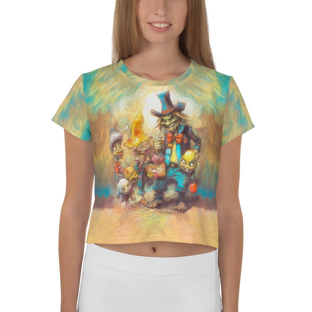 Haunted Carnival Women's Crop Tee - Beyond T-shirts