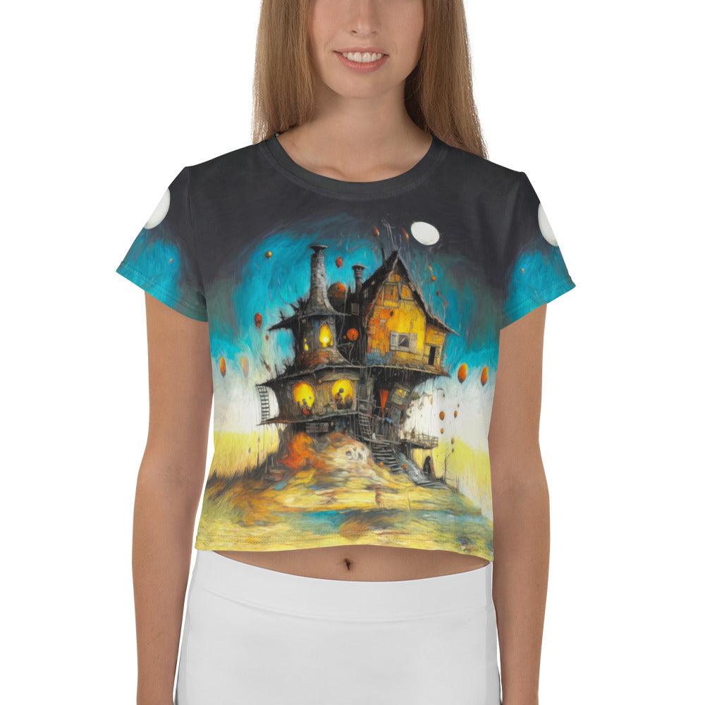 Sorceress Couture Halloween Crop Tee - Beyond T-shirts