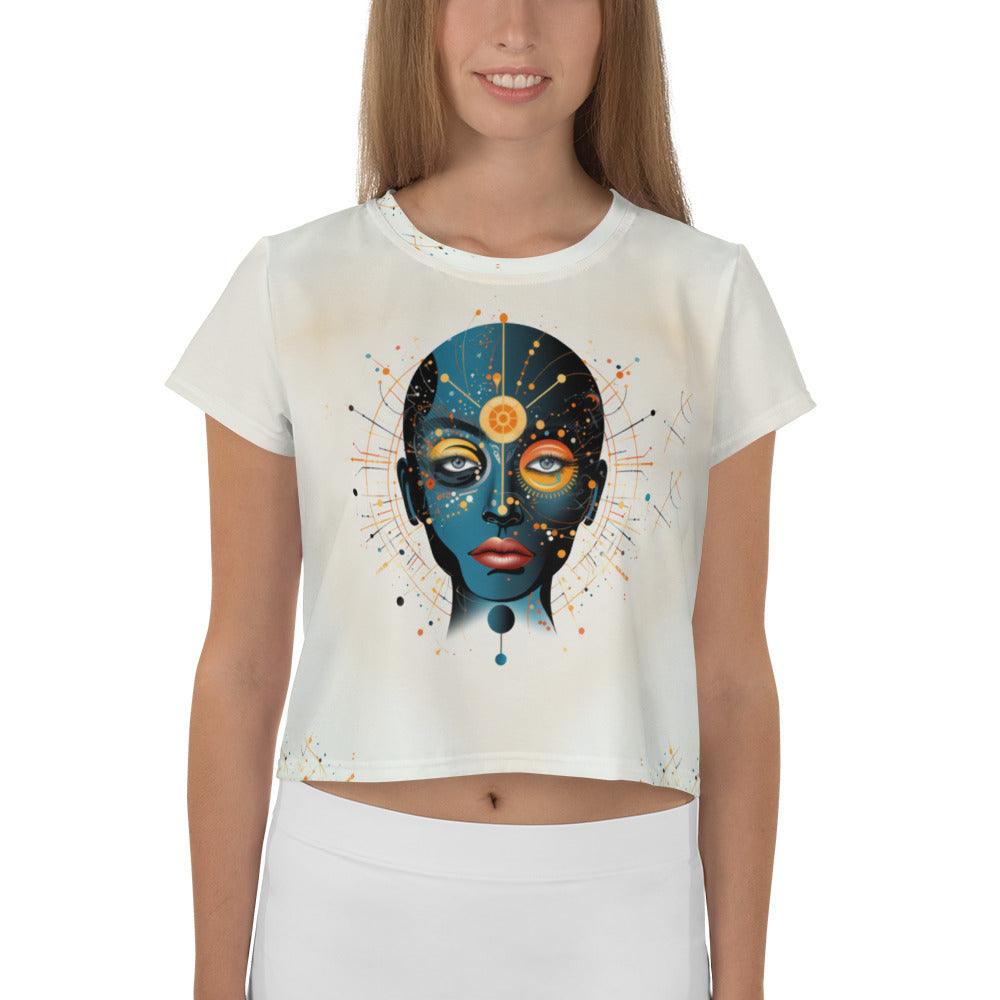 Feminine Energy in Abstraction: Crop Tee - Beyond T-shirts