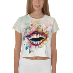 Artful Anthems Caricature Crop T-Shirt - Beyond T-shirts