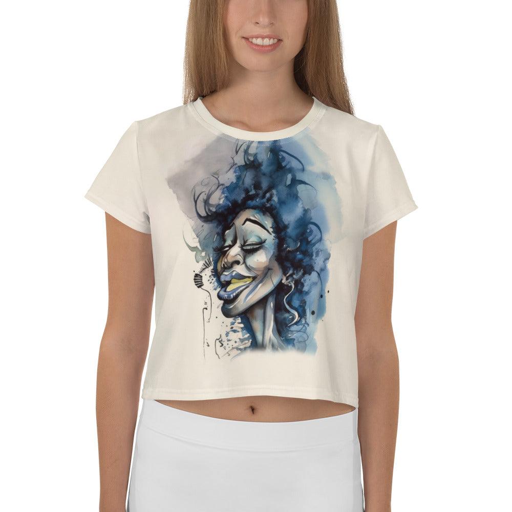 Melodious Muses Caricature Crop T-Shirt - Beyond T-shirts