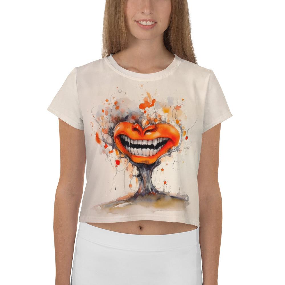 Riffing Ridicules Caricature Crop T-Shirt - Beyond T-shirts